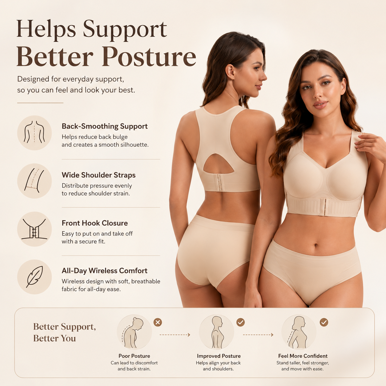 Verti Posture Corrector Bra